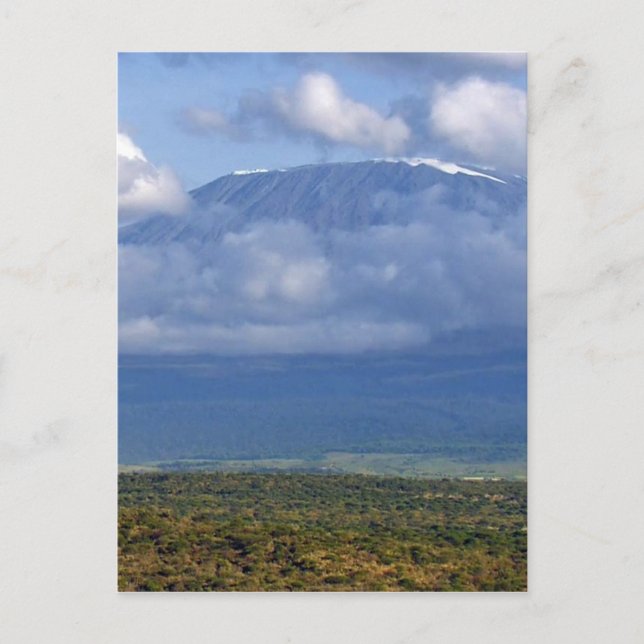 Landmark i Kilimanjaro Tanzania Vykort (Framsida)