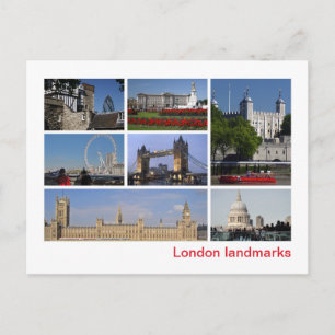 Landmärken i London Vykort