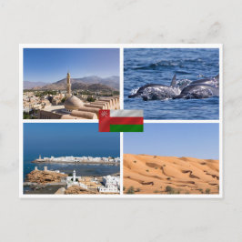 Landmärken i Sultanatet Oman Vykort