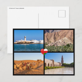 Landmärken i Sultanatet Oman Vykort