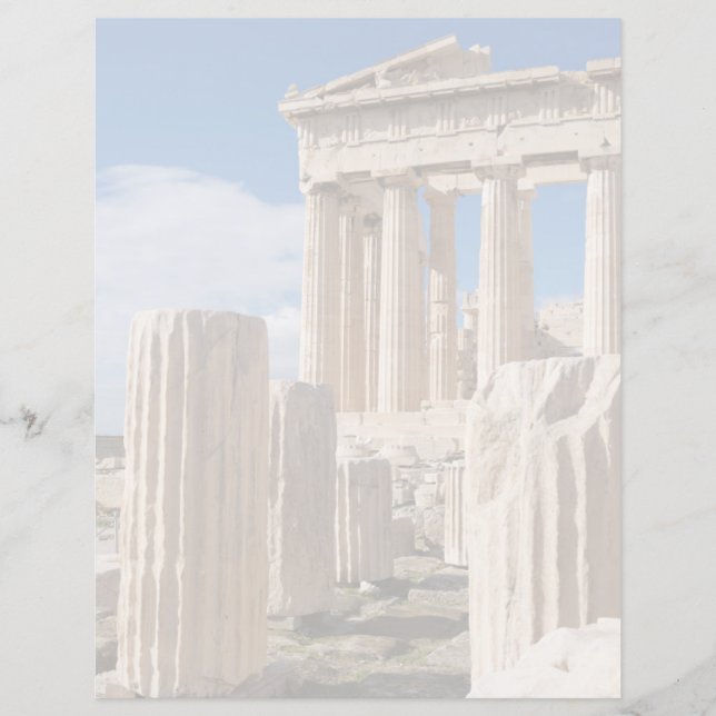 Landmärken | Parthenon Akropolis Aten Grekland (Framsida)