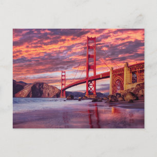 Landmärken The Golden Gate San Francisco, CA Vykort