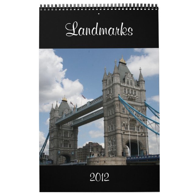 landmarks calendar 2012 kalender (Omslag)