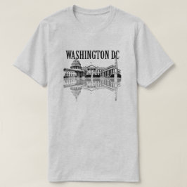 Landmarkskylskylten Washington Dc T Shirt