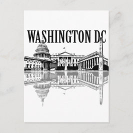 Landmarkskylskylten Washington Dc Vykort