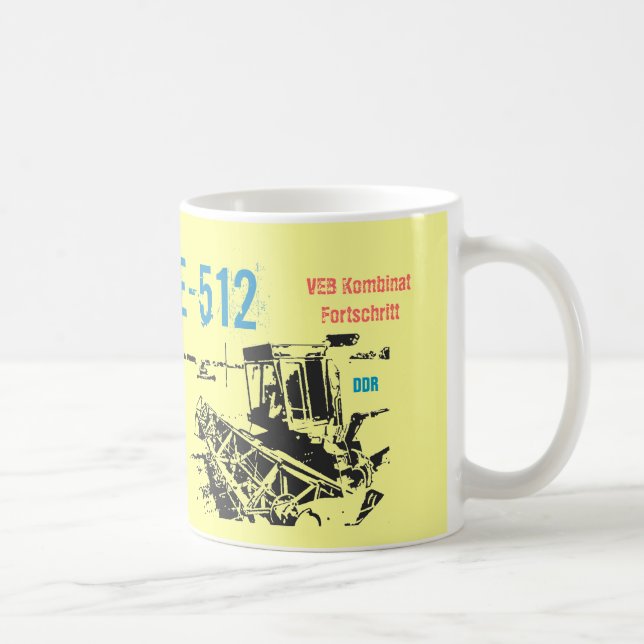 Landmaschinen DDR Design Kaffemugg (Höger)