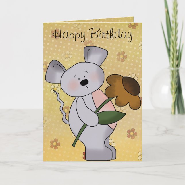 Landmus Bithday Kort (Framsida)