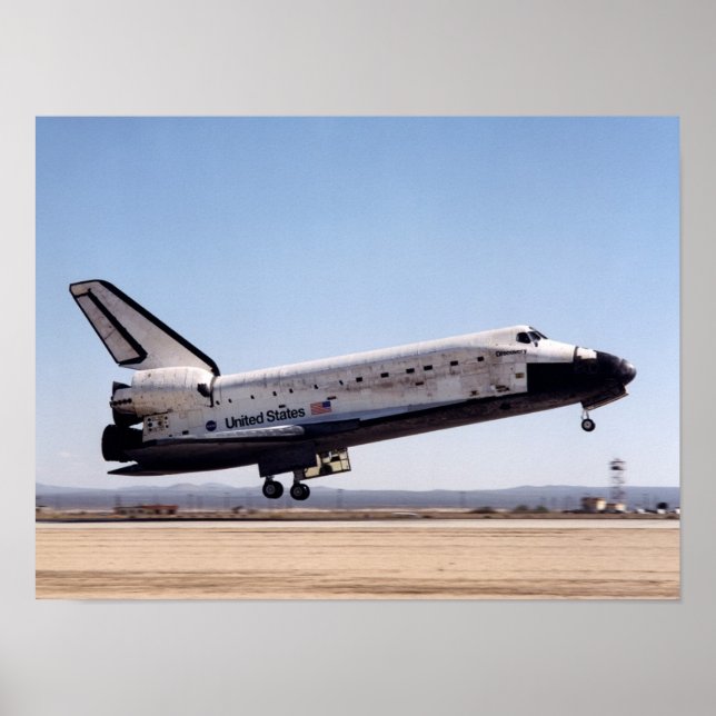 Landning av Discovery of Space Shuttle (STS-92) Poster (Framsidan)