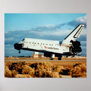 Landning av rymdfärgssökning (STS-31) Poster