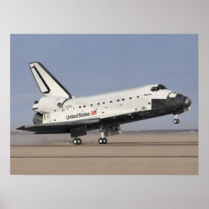 Landning av Space Shuttle Atlantis (STS-27) Poster