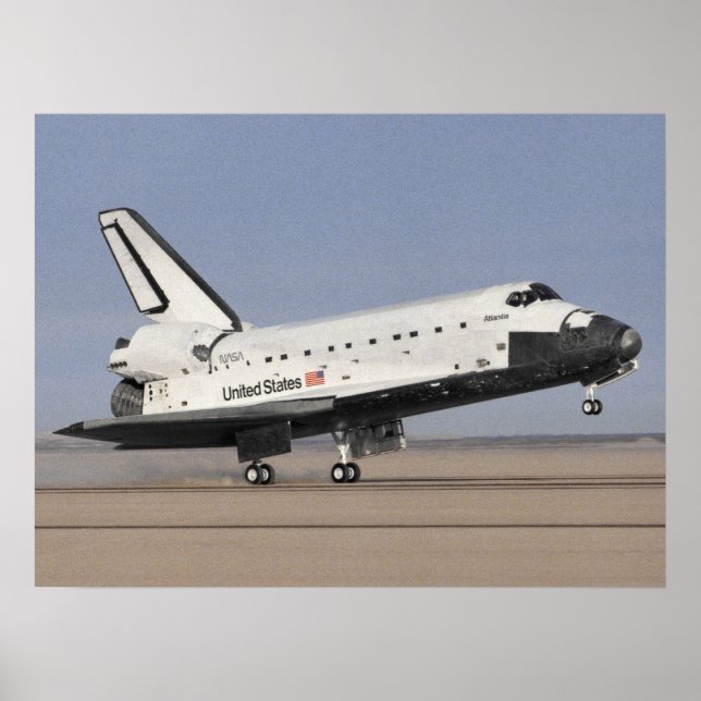 Landning av Space Shuttle Atlantis (STS-27) Poster (Framsidan)