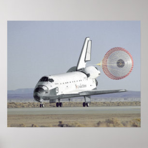Landning av Space Shuttle Atlantis (STS-66) Poster