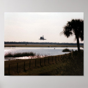 Landning av Space Shuttle Atlantis (STS-81) Poster