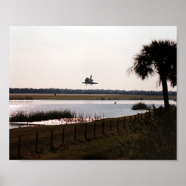 Landning av Space Shuttle Atlantis (STS-81) Poster (Framsidan)