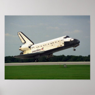 Landning av Space Shuttle Atlantis (STS-84) Poster