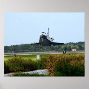 Landning av utrymmesskyttelavur (STS-108) Poster