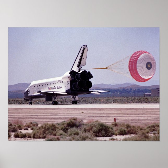 Landning av utrymmesskyttelavur (STS-49) Poster (Framsidan)
