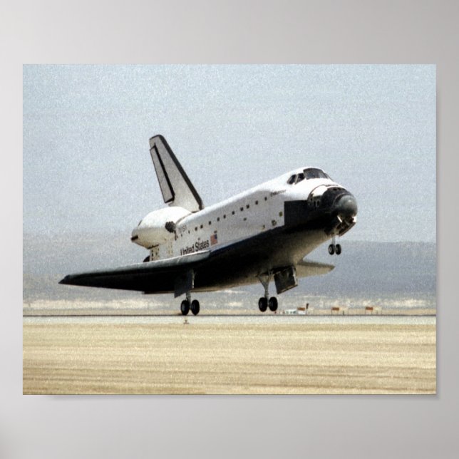 Landning av utrymmesskyttelavur (STS-67) Poster (Framsidan)