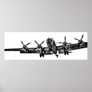 Landning B29 Poster