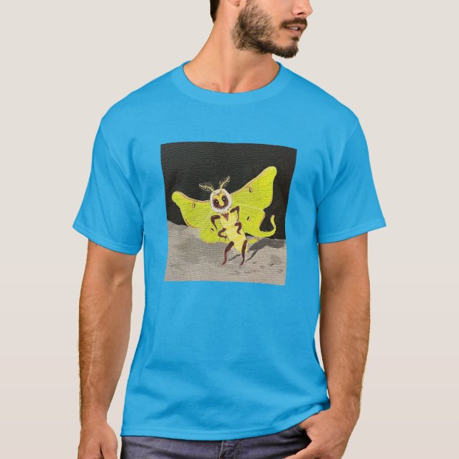 Landning i landningsbana (måne) t shirt (Framsida)