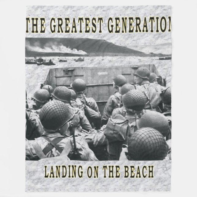 LANDNING PÅ BACKFASERNA FLEECEFILT (Framsidan)