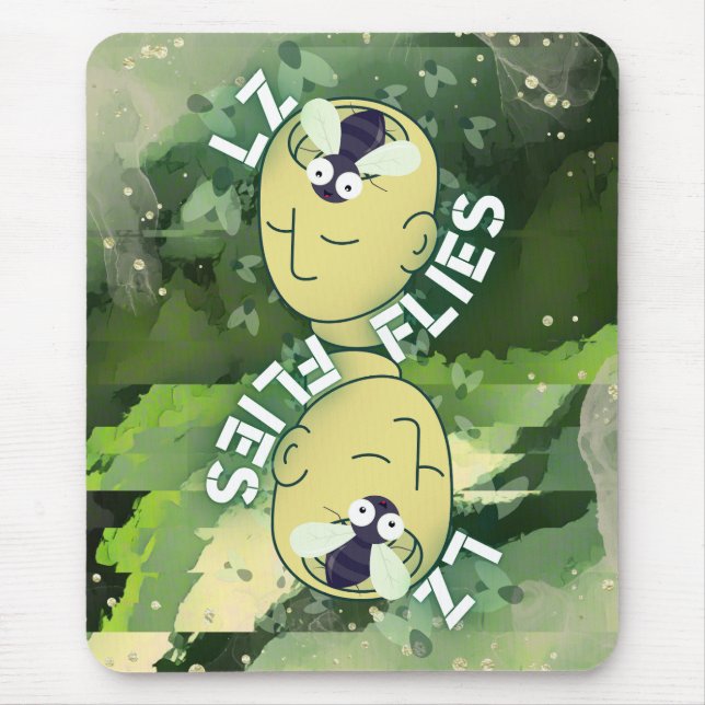 Landning, zont bågsladd musmatta (Framsidan)