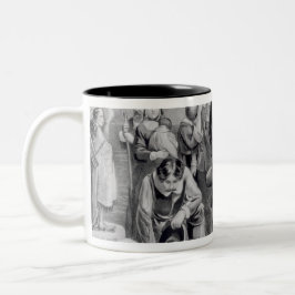 Landningen av vallfärdar Två-Tonad mugg