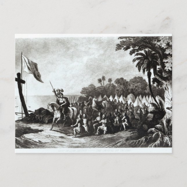 Landningen i Tampa Bay Vykort (Framsida)