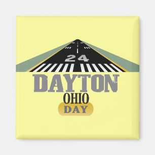 Landningsbana 24 - Dayton Ohio DAG Magnet