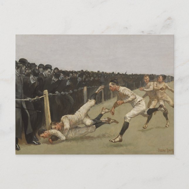 Landningsögonblick Yale vs. Princeton, Helg Vykort (Framsida)