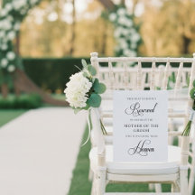 Landningsskylt för reserverat bröllop-PM