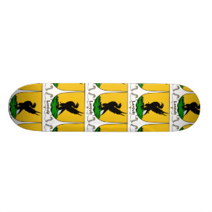 Landolt familjvapensköld old school skateboard bräda 21,6 cm