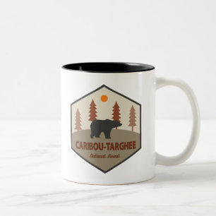 Landou-Targhee National Forest Bear Två-Tonad Mugg