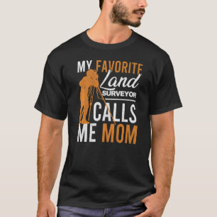 Landprover i Tripod som undersöker Mor Ingenjör Ma T Shirt