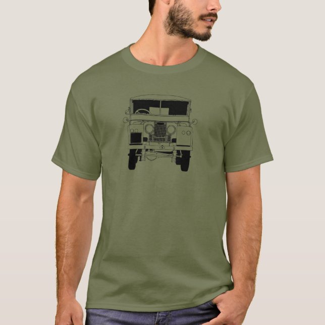 LandRover 80 Series 1 T-shirt (Framsida)