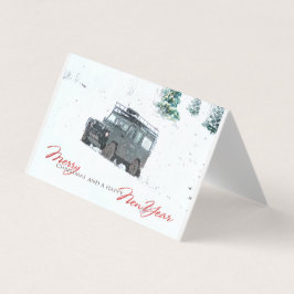 Landrover christmas-kortpaket från bywhacky kort