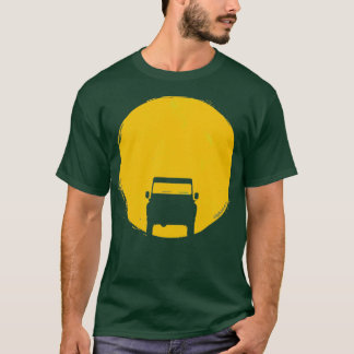 Landrover Defender car sunset sol 1 T Shirt