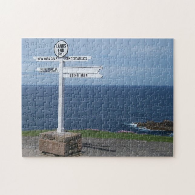 lands end cornwall pussel (Horisontell)