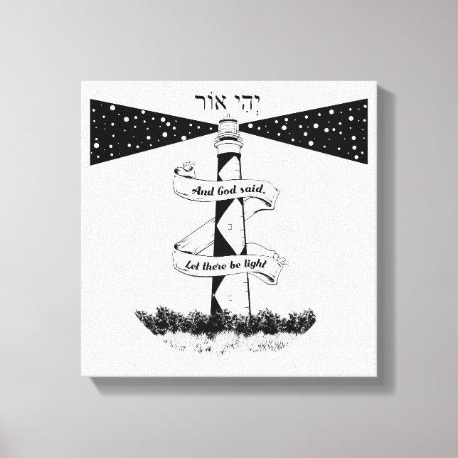 Land's End John o's groats fyr Canvastryck (Framsida)