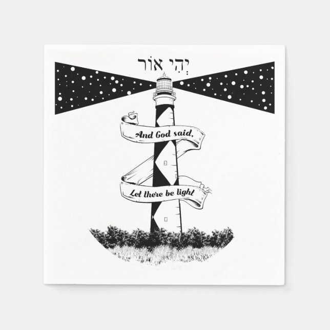 Land's End John o's groats fyr Pappersservett (Framsidan)