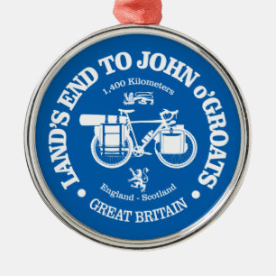 Land's End to John o'Groats (cykling) Julgransprydnad Metall