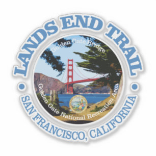 Lands End Trail (OBP) Klistermärken