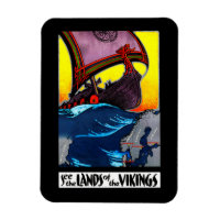Lands of the Vikings Magnet