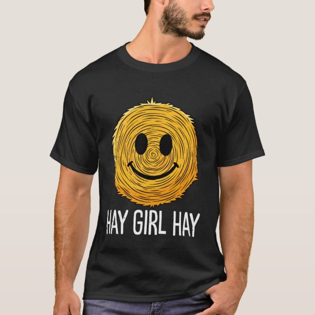 Landsbygd - Hö Flickan Hö T Shirt (Framsida)
