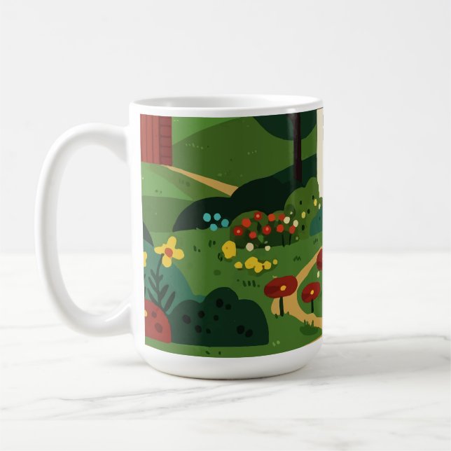 Landsbygd Kaffemugg (Vänster)