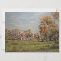 Landsbygd kring Lagny, Frankrike (Landsbygdens lan