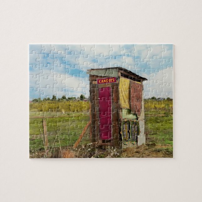 Landsbygd - Outhouse - Gratis matsalar 1939 Pussel (Horisontell)