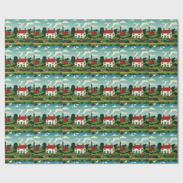 Landsbygd Presentpapper (Platt)