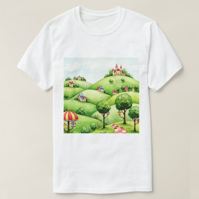 Landsbygd T Shirt (Design framsida)