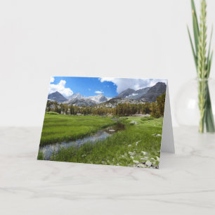Landsbygdens Bäck och bergstrakter, tomma insidan Kort
